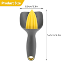 Miniatyrbillede 3 af 5: Citruspresse med kernefilter, Mini ergonomisk citronskviser