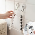 Miniatyrbillede 3 af 5: 3 stk. håndvaskeskrubbebørste, små rengøringsbørster, bøjelig ståluld, 26,5 cm