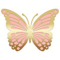 Miniatyrbillede 1 af 5: 12 stk Skinnende Butterfly Vægstickers Dobbeltsidede Dekorative Vægstickers Til Fester Bryllupper Jubilæer (C)