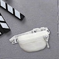 Miniatyrbild 2 av 5: 1:6 1:12 Docka Crossbody Midjeväska Modell Miniatyrscen Simulerade DIY-projekt för Dockor Älva Trädgård Dockhus Tillbehör (Vit)