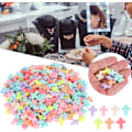 Miniatyrbilde 3 av 5: 100 stk. Kryssperler Religiøse Chunky Ornament Akryl Chunky Candy Color