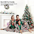 Miniatyrbillede 3 af 5: Familie Julepyjamas Matchende Julemandens Elf Tema Pyjamas Mor Far Børn PJs Sæt Natkjole Soveværelse (5-6 År Barn)