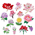Miniatyrbilde 2 av 5: 23 stk Blomstkurv Broderte Stofflapper for Barnesko og H
