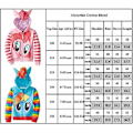 Miniatyrbild 3 av 3: My Little Pony Girls Zip Up Hoodie Barnjacka Toppar Rainbow Dash Twilight Sparkle För 3-9 år (6-7 år Rosa)