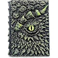 Miniatyrbillede 2 af 4: 3D Dragenøje Præget Journal Skrivehæfte Håndlavet Daglig Notesbog Antik Rejsedagbog Gave til Kvinder Mænd, A5 (7,3\" x 5,1\" (Grøn-Guld