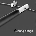 Miniatyrbillede 3 af 5: Speed Jump Rope Ultra-Premium Hybrid, Simpelt Holdbart Varigt Design til Højintensitetstræning, Justerbar til at Passe Enhver Størrelse til Double Unders og
