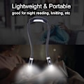 Miniatyrbillede 5 af 5: Hug Light - Fleksibel LED-lys til nakken, justerbar, foldbar L