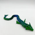Miniatyrbillede 1 af 3: 3D-printet Himmelsdragen Stativ Pops Samme Dragemodel Led Fleksibel Bevægelig Model Børnelegetøj Ornamenter Fidget Legetøj