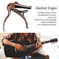 Miniatyrbilde 4 av 5: Gitar-Capo i Sinklegering Bronse Aerodynamisk Struktur Elektrisk Akustisk Gitar-Capo( )
