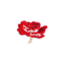 Miniatyrbilde 4 av 5: 23 stk Blomstkurv Broderte Stofflapper for Barnesko og H