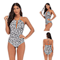 Miniatyrbild 1 av 5: Flickors badkläder konservativ tunn mönster endel badkläder bikini 4xl
