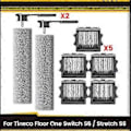 Pikkukuva 1 / 5: 7 KPL HEPA-suodattimia ja harjarullia Tineco Floor One Switch S6 / Stretch S6 johdottomaan märkä-kuivaimuriin