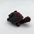 Miniatyrbild 1 av 3: 3D-tryckt cyber-krympt skalle, turtle-lemmar och svans, kan krympa, rörliga leder, leksak för barn, modell, prydnad
