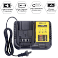 Miniatyrbilde 4 av 4: DCB112 Hurtiglader Erstatning for dewalt 12V-20V MAX Litium Batterilader