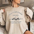 Miniatyrbillede 1 af 5: Wizard Book Shop Sweatshirt HP Sweater Magiske Troldmands Hættetrøjer Kvinder Langærmet Sweatshirts Bog Nerd Pullover Fans Gave Hættetrøje (L khaki)