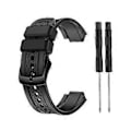 Miniatyrbillede 1 af 5: Blød Justerbar Rem til Forerunner 25 Smartwatch Armbånd Urremme Bæltesløjfe (Sort)