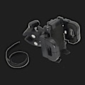 Miniatyrbilde 3 av 5: Multifunksjons Walkie Talkie Brakett Intercom Holder Stativ Passer for 4-7cm