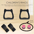 Pikkukuva 5 / 5: 2M Gymnastics Rings for Kids Gymnastics Ring with Adjustable Stra