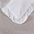 Miniatyrbilde 3 av 5: Kaffe farge 228 * 228cm dynetrekk+putetrekk sett, unikt plissért d