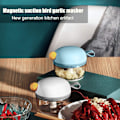 Miniatyrbilde 3 av 5: Multifunksjonell hvitløkskvern, miniroboter og -hakker i rustfritt stål S