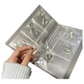 Miniatyrbillede 1 af 5: PVC transparent opbevaringspose forseglet pose øreringe ring halskæde smykker anti-oxidation ins smykker støvpose opbevaringsbog