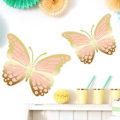 Miniatyrbillede 2 af 5: 12 stk Skinnende Butterfly Vægstickers Dobbeltsidede Dekorative Vægstickers Til Fester Bryllupper Jubilæer (C)