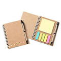 Miniatyrbillede 1 af 5: Notesblok og notesbog kontorstudieartikler kraftpapir notesblok spiralbog med pen notesblok studerende kontor notesblok rivbar 5ML (Gul)