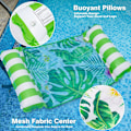 Miniatyrbild 4 av 5: Pool Hammock Set - Set med 2 uppblåsbara poolflottörer för vuxna 4 i