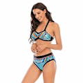 Miniatyrbild 4 av 4: Flickors badkläder bikini plus size damer geometriska mönster tryckt sexig aliexpress badkläder badkläder S