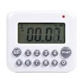 Miniatyrbild 1 av 5: Stor LCD Digital Kökstimer Nedräkningsklocka 99 Minuter Alarm Batteridriven Grå