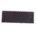 Miniatyrbild 4 av 5: Laptop Tangentbord US Layout Bakgrundsbelyst Knappsats för MSI GF63 Thin 9SC Ersätter