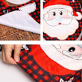 Miniatyrbild 4 av 4: Set med 2 Snögubbe Juldekorationer för Toalettlock, Tomte Toalett
