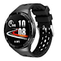 Miniatyrbillede 2 af 5: 22MM Blød Silikone Urrem Udskiftning til Huawei Watch GT 2e - Sort (Sort)