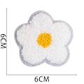 Miniatyrbillede 3 af 5: 13 stk. Broderet blomster serviet lap, skal broderet stof p