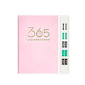 Miniatyrbillede 1 af 5: Blød Læder Planner Skema 365 Dage To-Do-Liste Skema Pad til Kvinder Mænd (Pink)