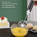 Miniatyrbild 5 av 5: Elektrisk Blender Mixer Mjölkskummare Äggvisp Kaffe Mjölk Dryck Juice Mat Visp Omrörare USB Uppladdningsbar Handmixer