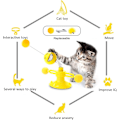 Miniatyrbild 4 av 5: Katt Leksak för Fjäderälskande Katter Interaktiv Katt Leksak Utbildande Hälsa