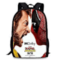 Miniatyrbillede 1 af 5: Deadpool & Wolverine Rygsæk Studenter Skoletaske Børns Skolesæson Gave D