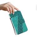Miniatyrbillede 5 af 5: Til Xiaomi Redmi Note 14 5G Stand Case 7-Formet Mønster Præget Læder Telefon Cover (Style A)
