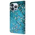 Miniatyrbild 5 av 5: Skal till iPhone 16 Pro Max, mönstertryckt skyddande fodral TPU+PU Läder Flip Telefonfodral (Stil F)