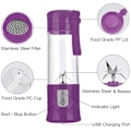 Miniatyrbillede 5 af 5: Bærbar USB-genopladelig frugtblender, minblender til smoothie
