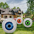 Pikkukuva 3 / 5: 4D Pelottavat Silmäpallokoristeet, Muoviset Pallonkoristeet Verisuonittuneet Silmät Sisä- ja Ulkokäyttöön Puutarhaan Halloween-Koristeet Pihalle (4 kpl)