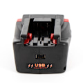 Miniatyrbillede 3 af 5: Adapter til Milwaukee M18 batteri - Konverter til Milwaukee V18 48-11-1830 48-11-2200 48-11-223 USB-konverter til elværktøj