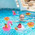 Miniatyrbillede 4 af 5: 6-pak Pool Drink Holder Floats Mug Holder Drink Floats, Flamingo