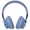 Miniatyrbilde 3 av 5: Trådløst headset bluetooth headset subwoofer stereo plugin kort fargerikt lys dataheadset (frostet blå)