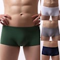 Miniatyrbild 2 av 5: Fianao Herrar U Konvex Isilks Underkläder Seamless Super Tunna Boxer Underkläder (S Atrovirens)