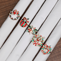 Miniatyrbillede 4 af 5: 26 juleservietringe med servietspænder til jul, Than