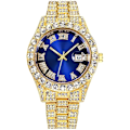 Miniatyrbillede 1 af 4: Herre Diamant Ur Mode Krystal Vand Diamant Britisk Analog