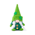 Miniatyrbillede 1 af 5: Sankt Hans Dag Nisser Plys Leprechaun Dukke Irske Elf Grøn Kløver Til Sankt Hans Dag Dekoration Hjem Bord Ornament (Kvinde)