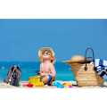 Miniatyrbillede 4 af 5: 5PC 45*35cm Sort Mesh Taske, Holdbar Nylon Snørepose - Lille